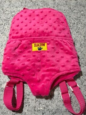Build-A-Bear Workshop Hot Pink
Minky Bubble Front Carrier Backpack